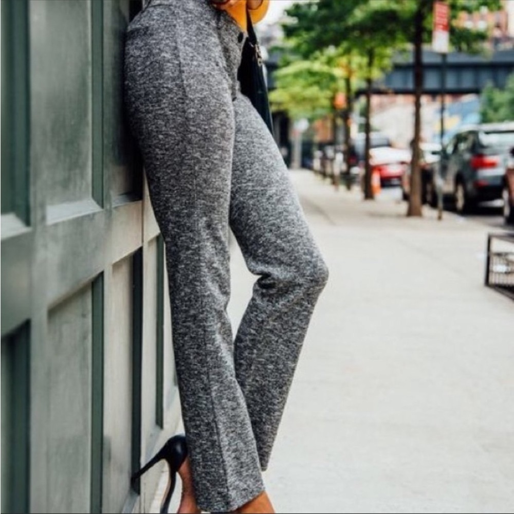 Betabrand Dress Pant Yoga Pant Straight in Pebble XS Petite - Picture 2 of 8